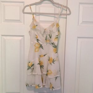 Lemon Summer Mini Dress